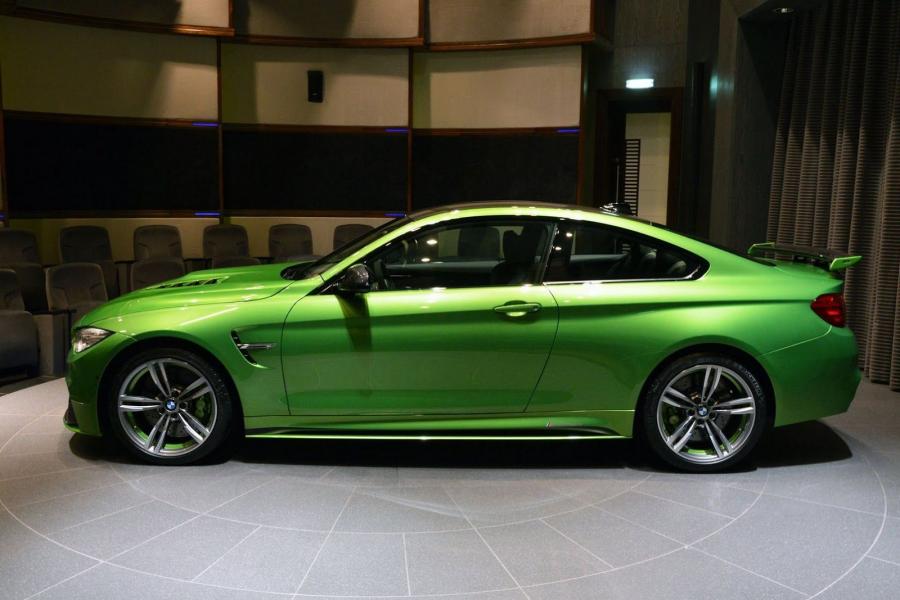 BMW M4 Coupe Java Green by Abu Dhabi Motors 2015 года  (фото 23 из 34)